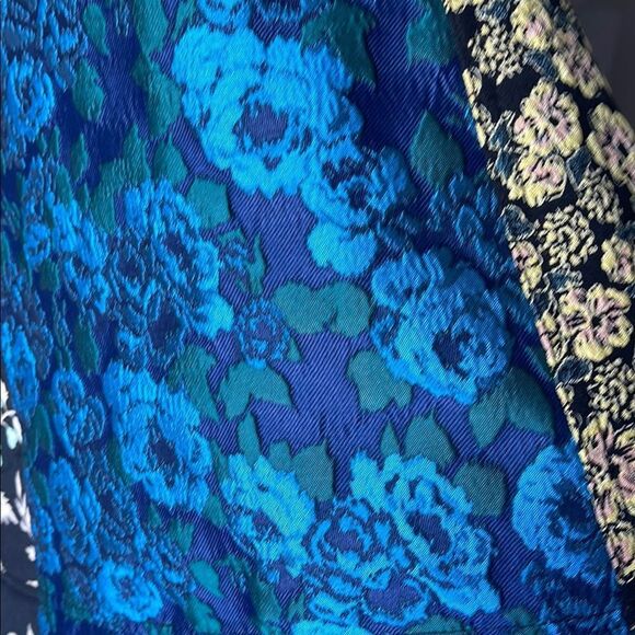 Floral Patchwork Strapless Dress - Picture 3 of 9